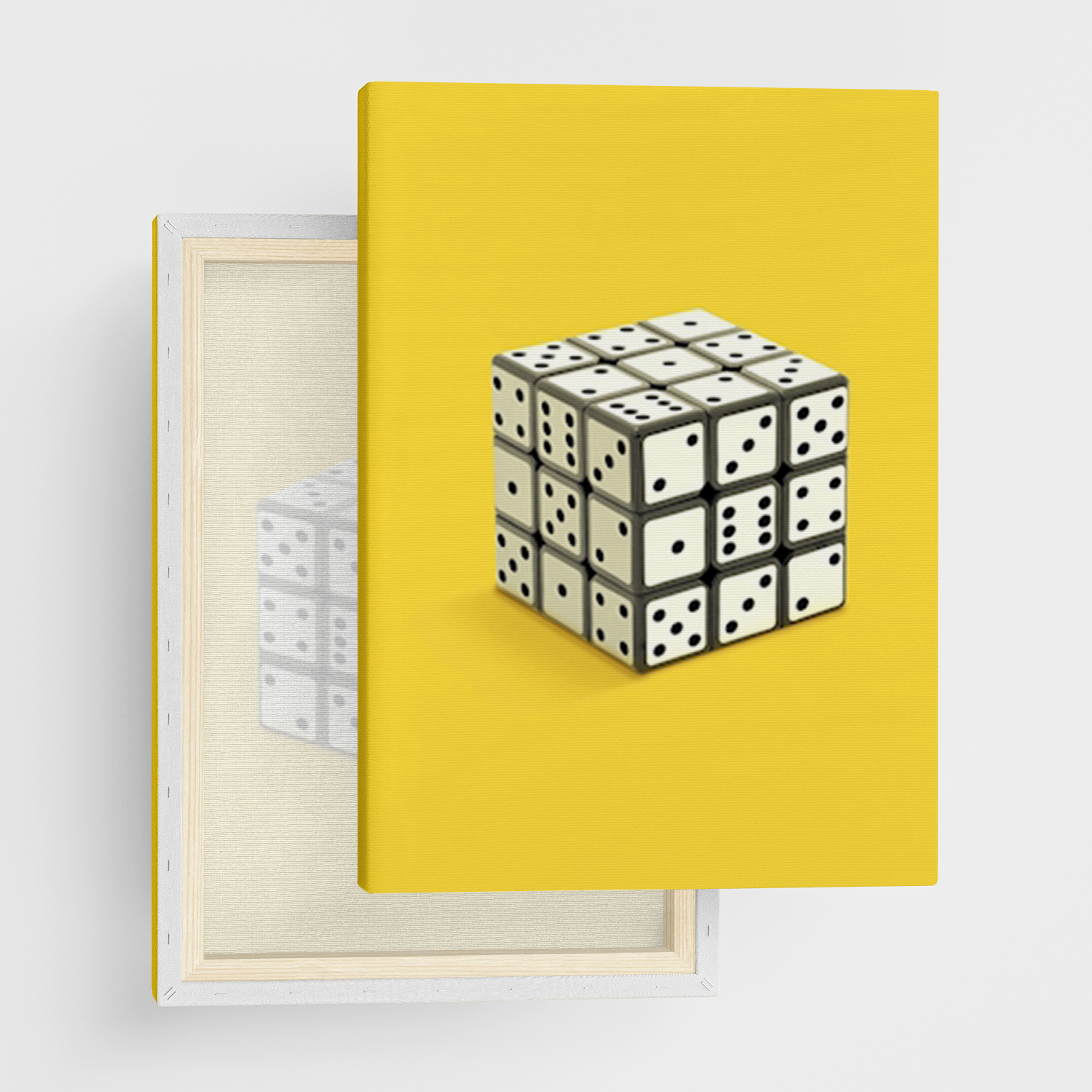 Toile "Pas un Rubik’s Cube"
