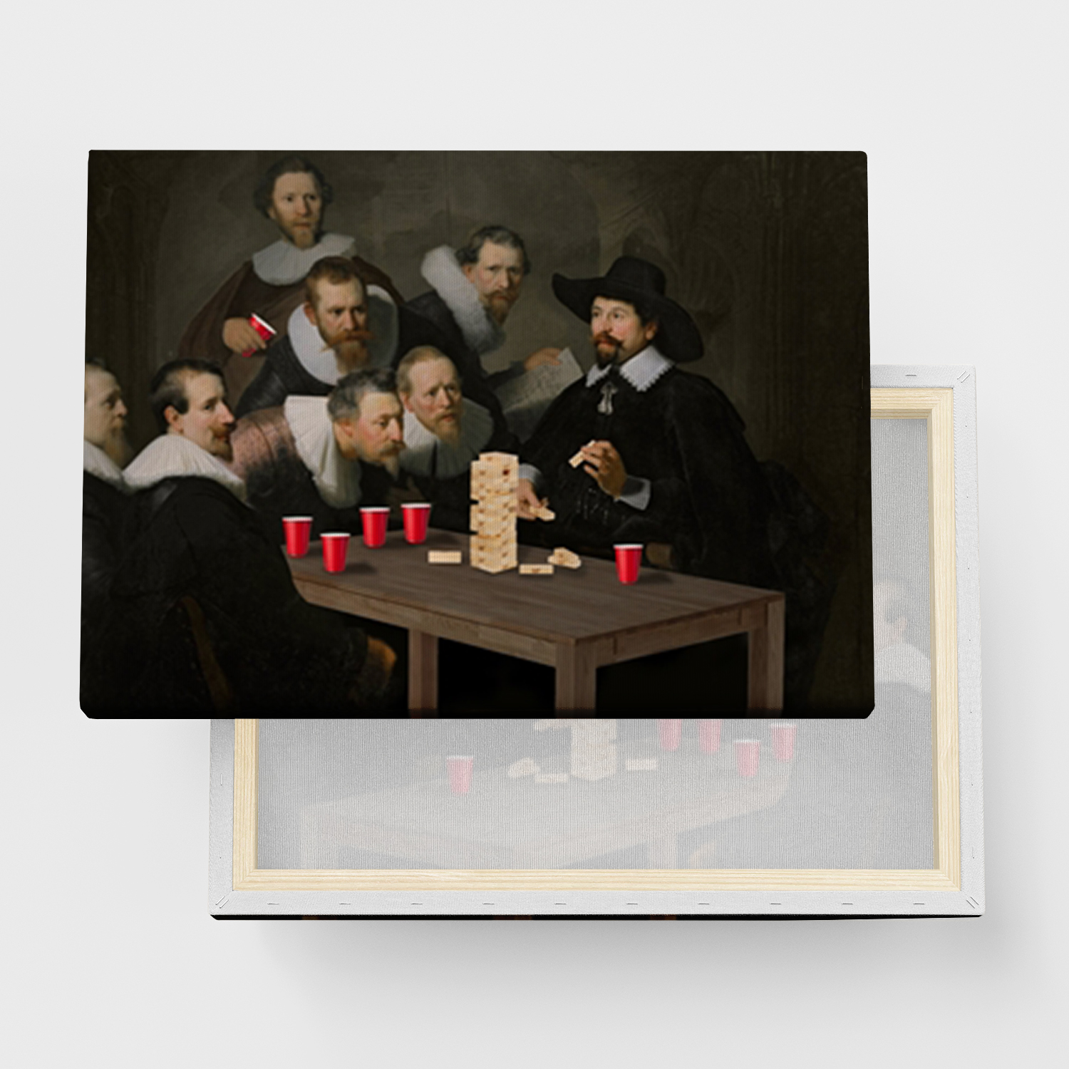 Toile "Soirée de jeux"