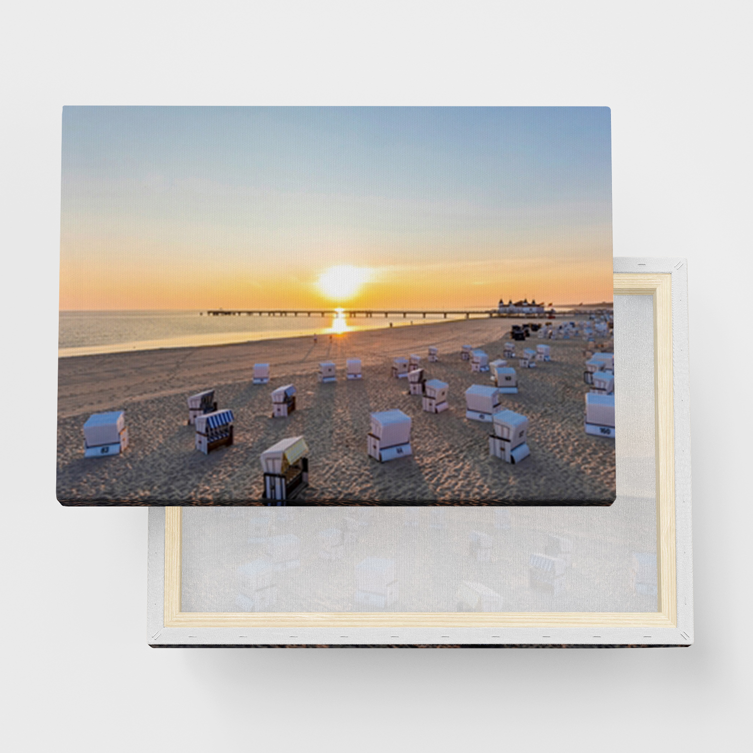 Leinwandbild "Seebrücke Ahlbeck auf Usedom"