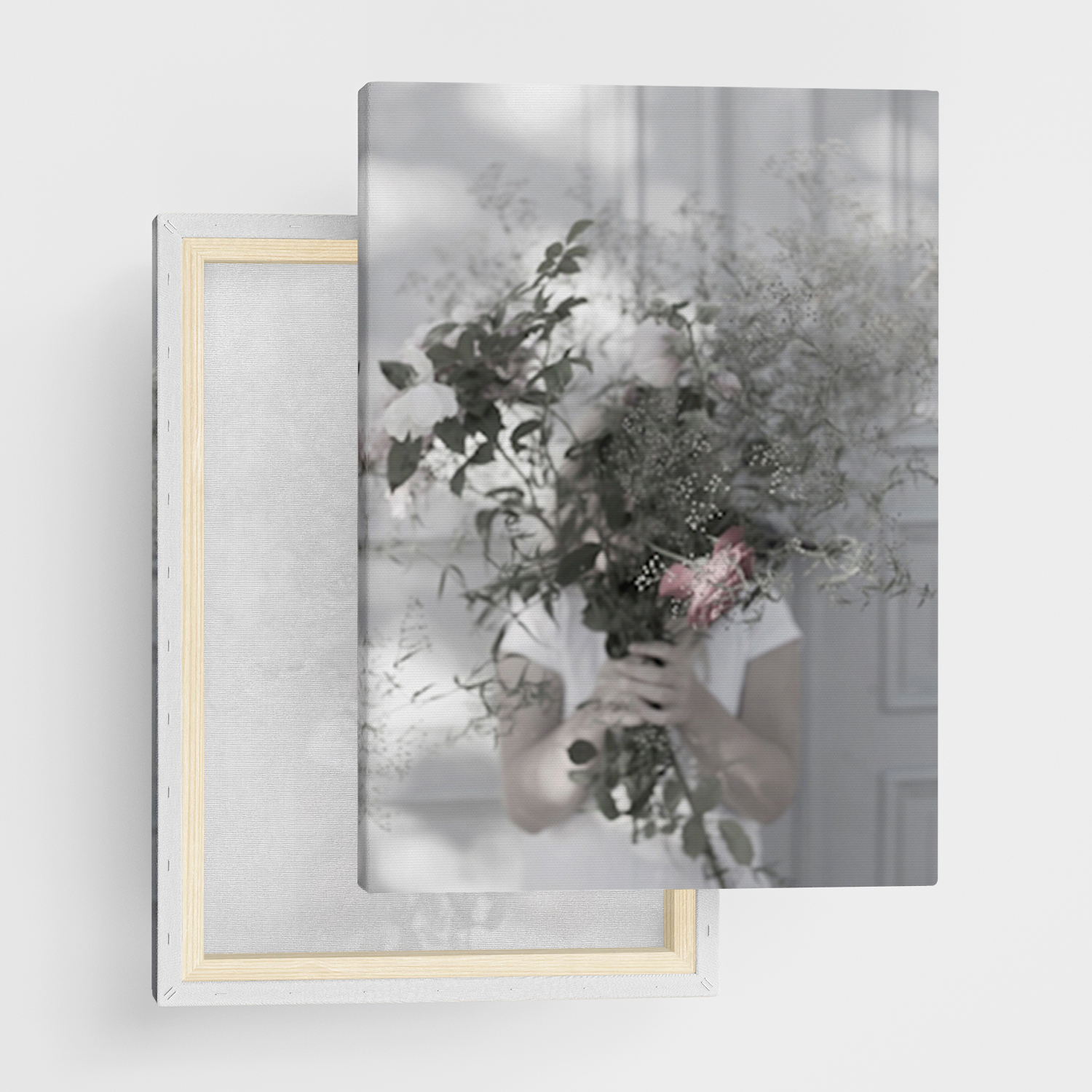 Canvas Print "Happy birthday" - Framed Canvas Print in Several Sizes