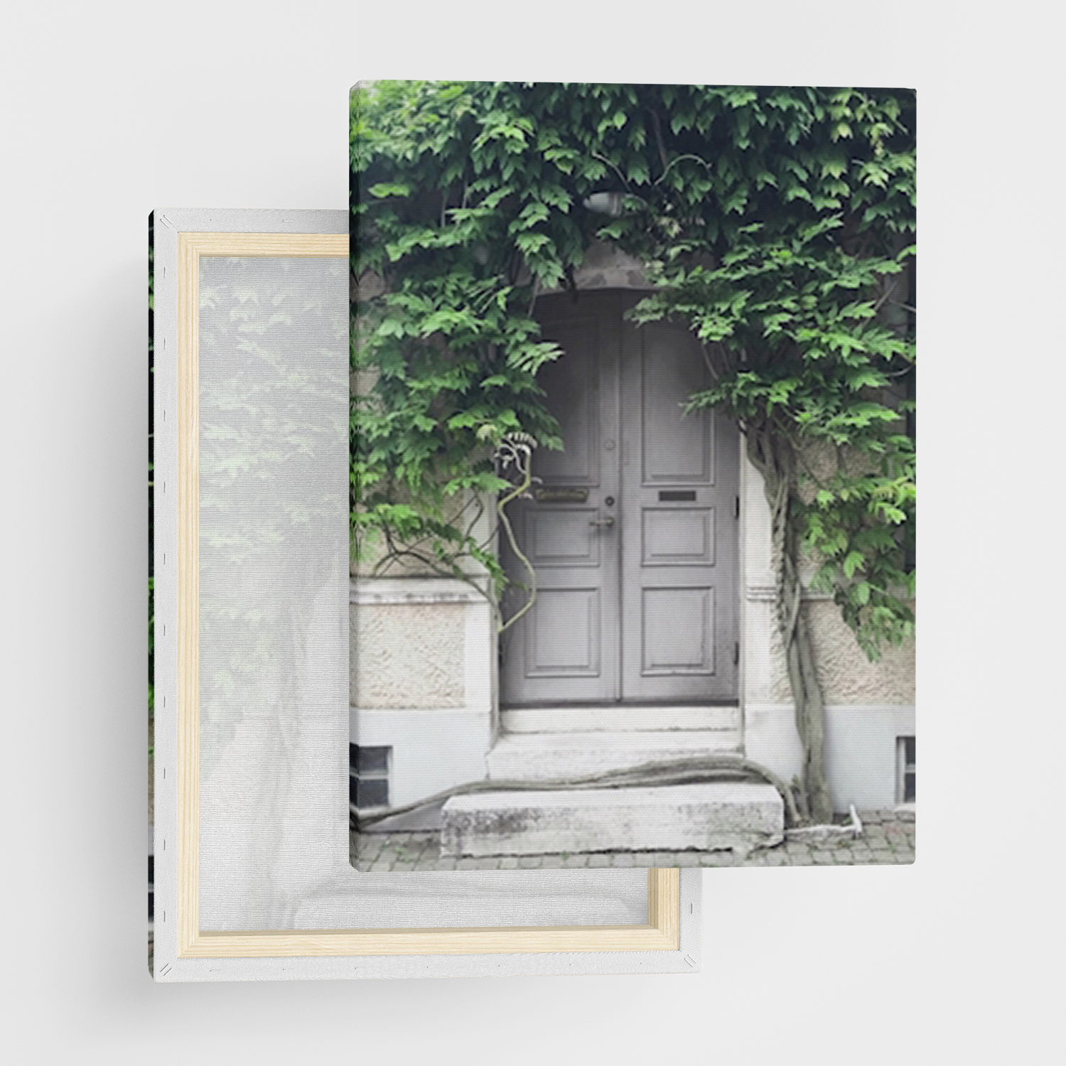 Canvas Print "When nature takes over" - Framed Canvas Print in Several Sizes