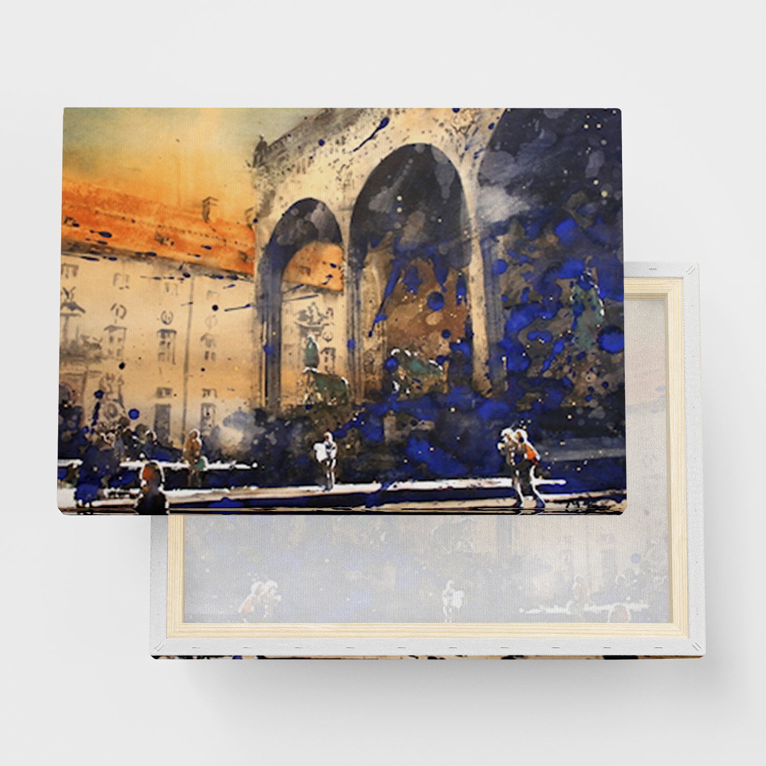 Canvas Print "Hall of Fame, Munich" - Framed Canvas Print in Several Sizes