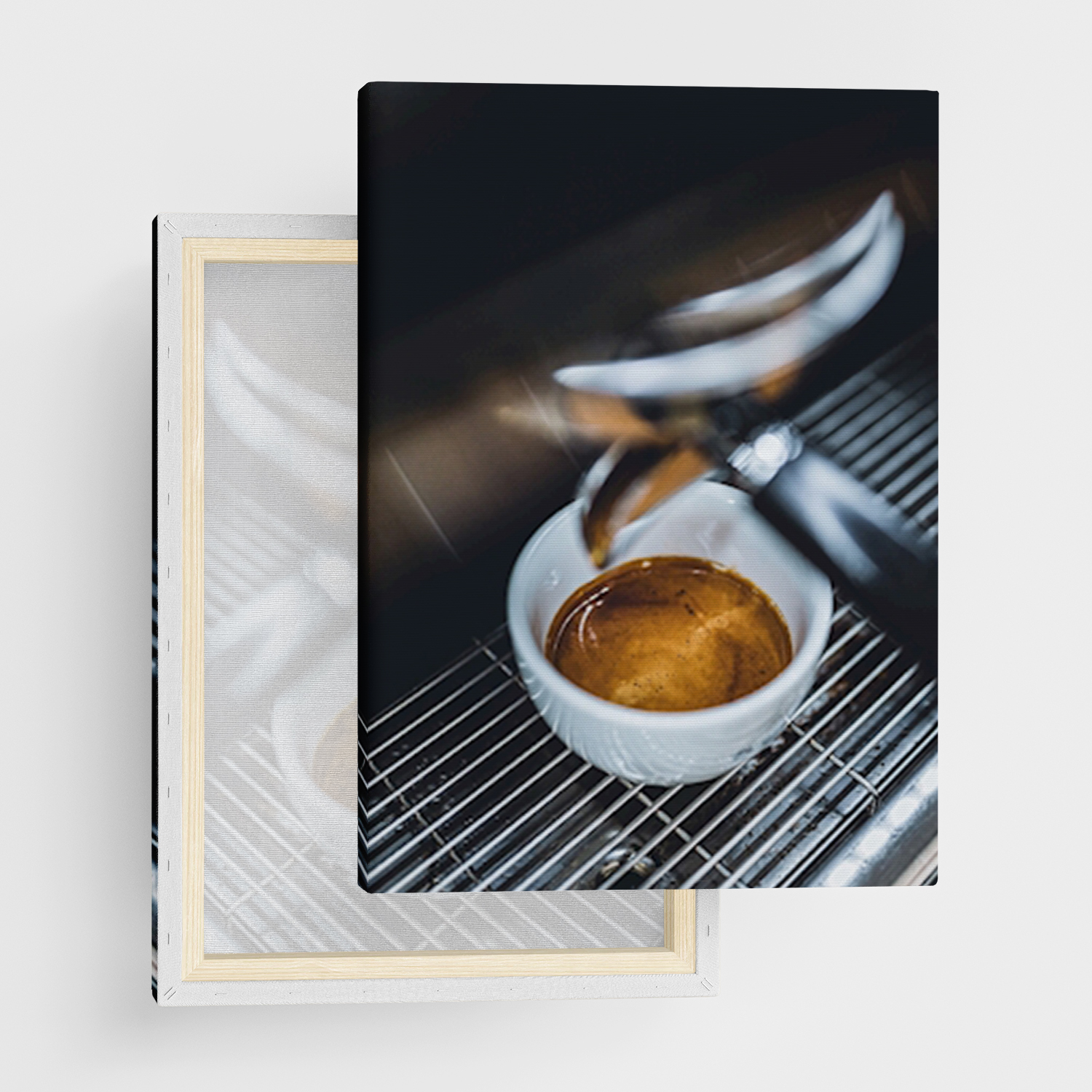 Leinwandbild "Espresso Siebträgermaschine"