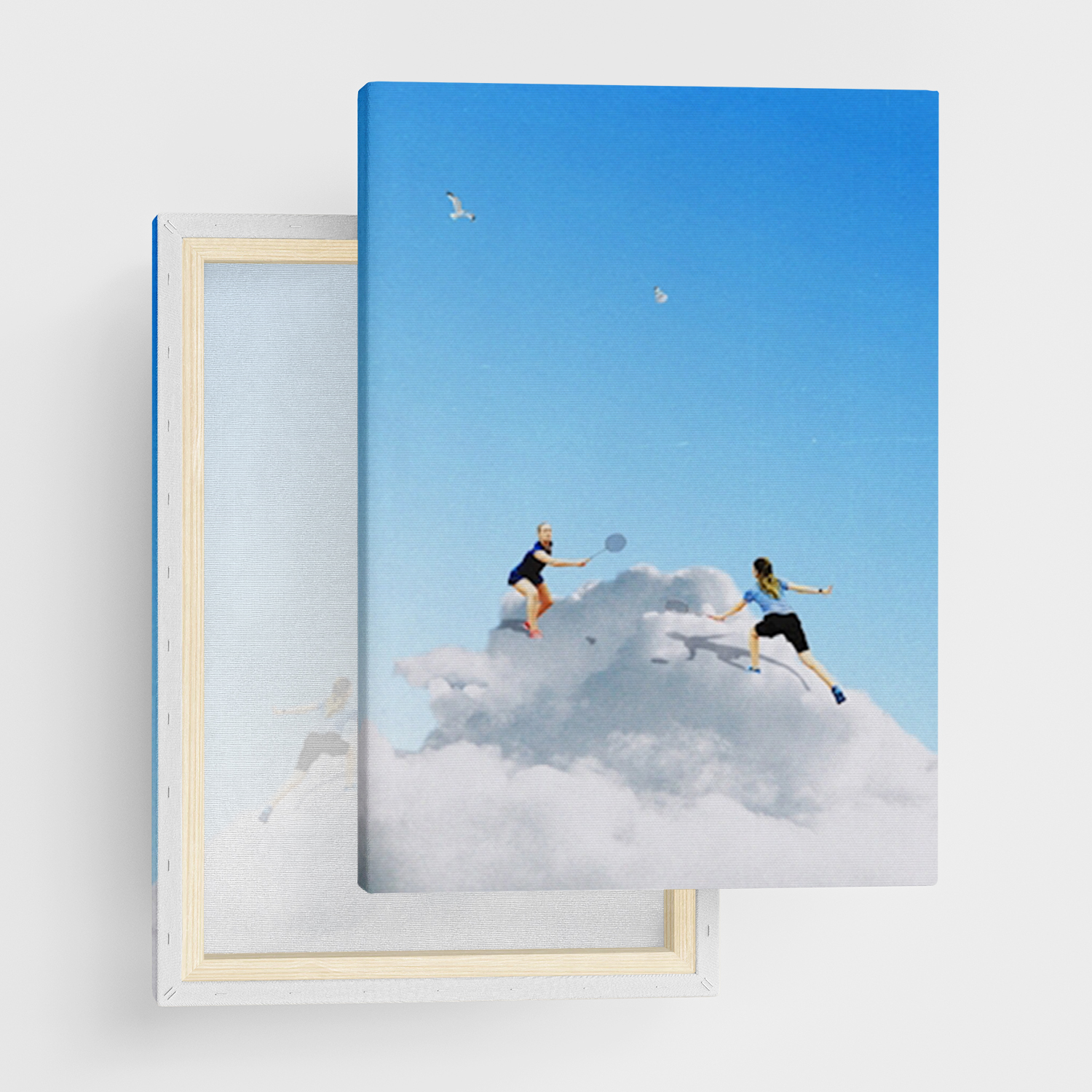 Canvas Print "The Duel" - Framed Canvas Print in Several Sizes