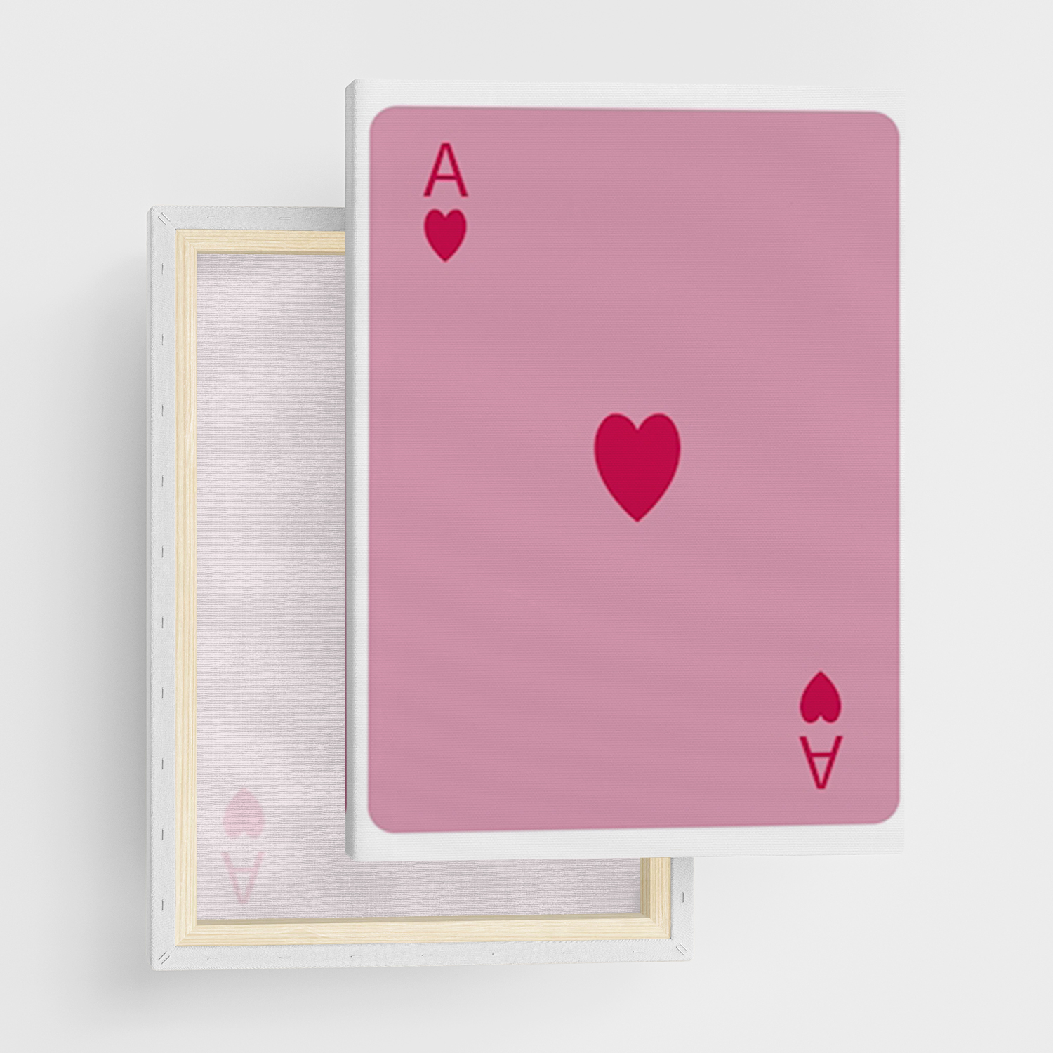 Leinwandbild "Ace of Hearts Poster"