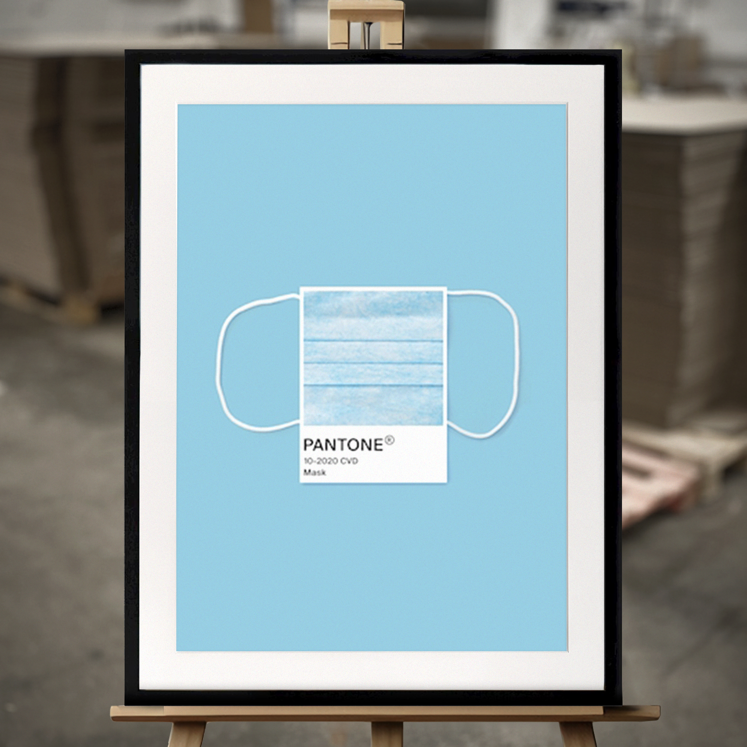 Framed Fine Art "Color Of The Year" - Fine Art Print in 50x70 cm