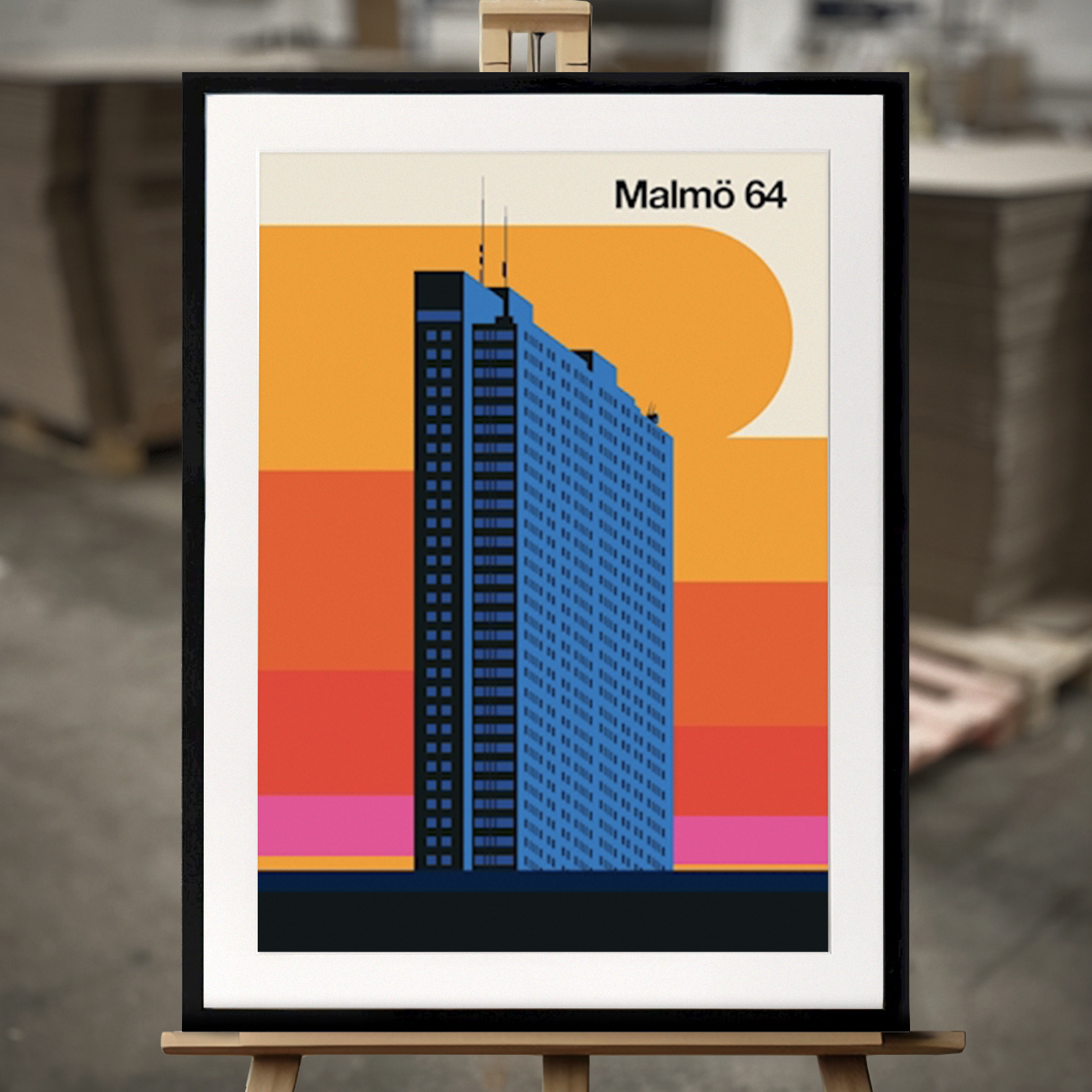 Framed Fine Art "" - Fine Art Print in 50x70 cm