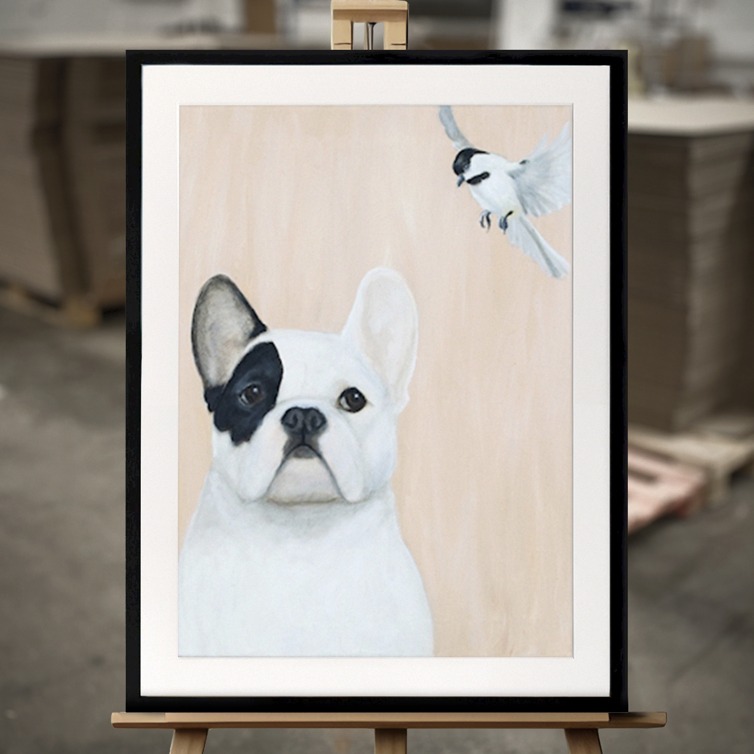 Framed Fine Art "" - Fine Art Print in 50x70 cm