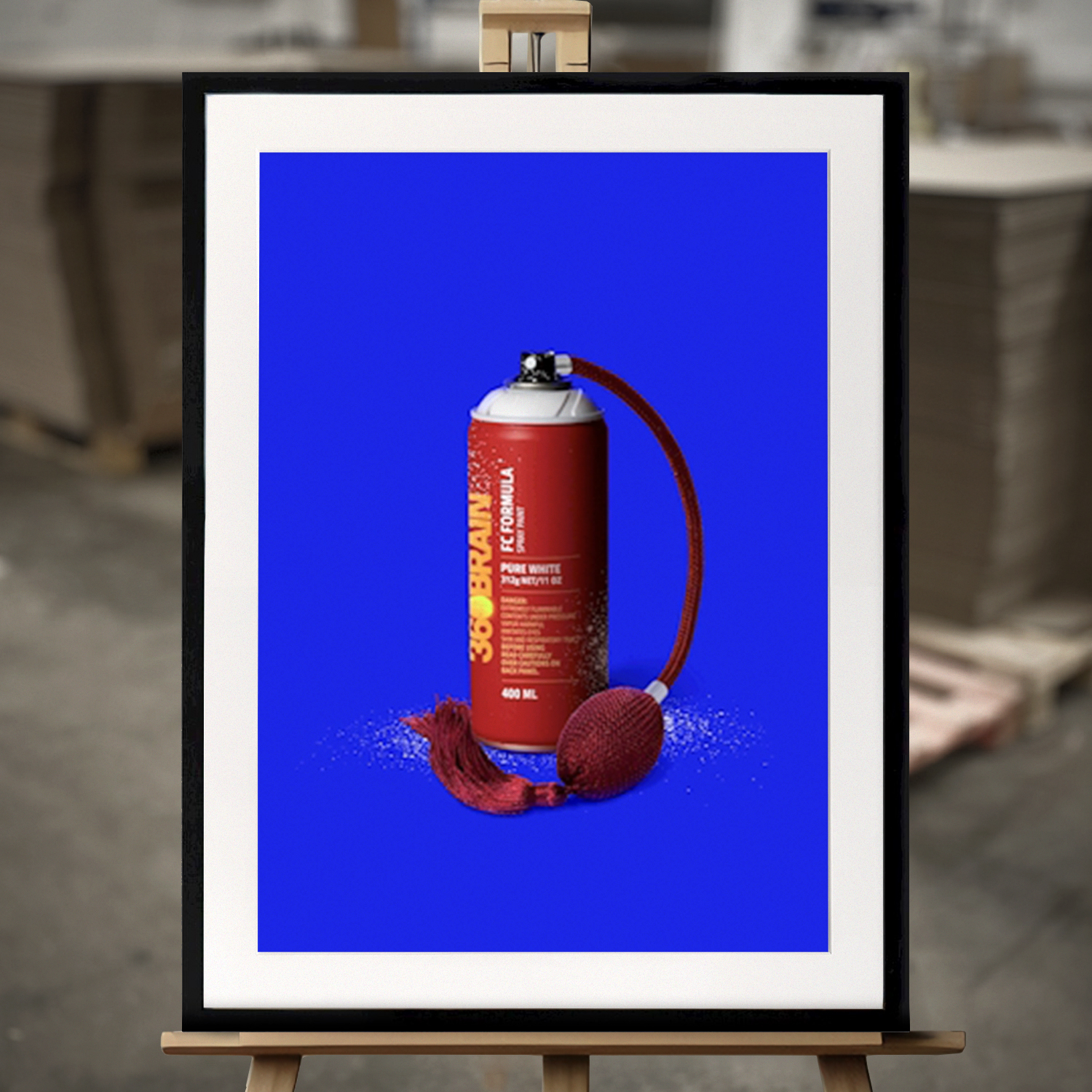 Framed Fine Art "Paint Perfume" - Fine Art Print in 50x70 cm