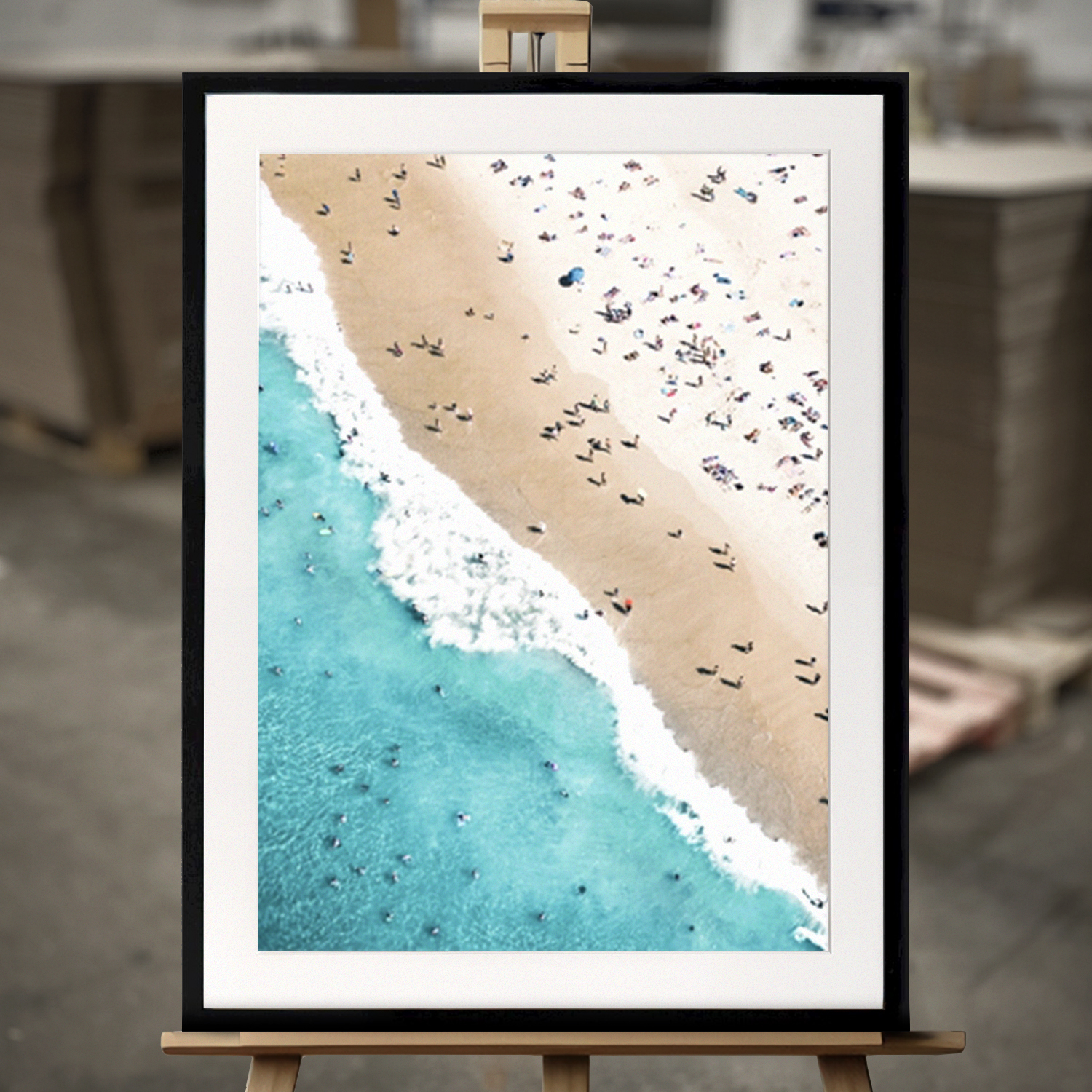 Framed Fine Art "" - Fine Art Print in 50x70 cm