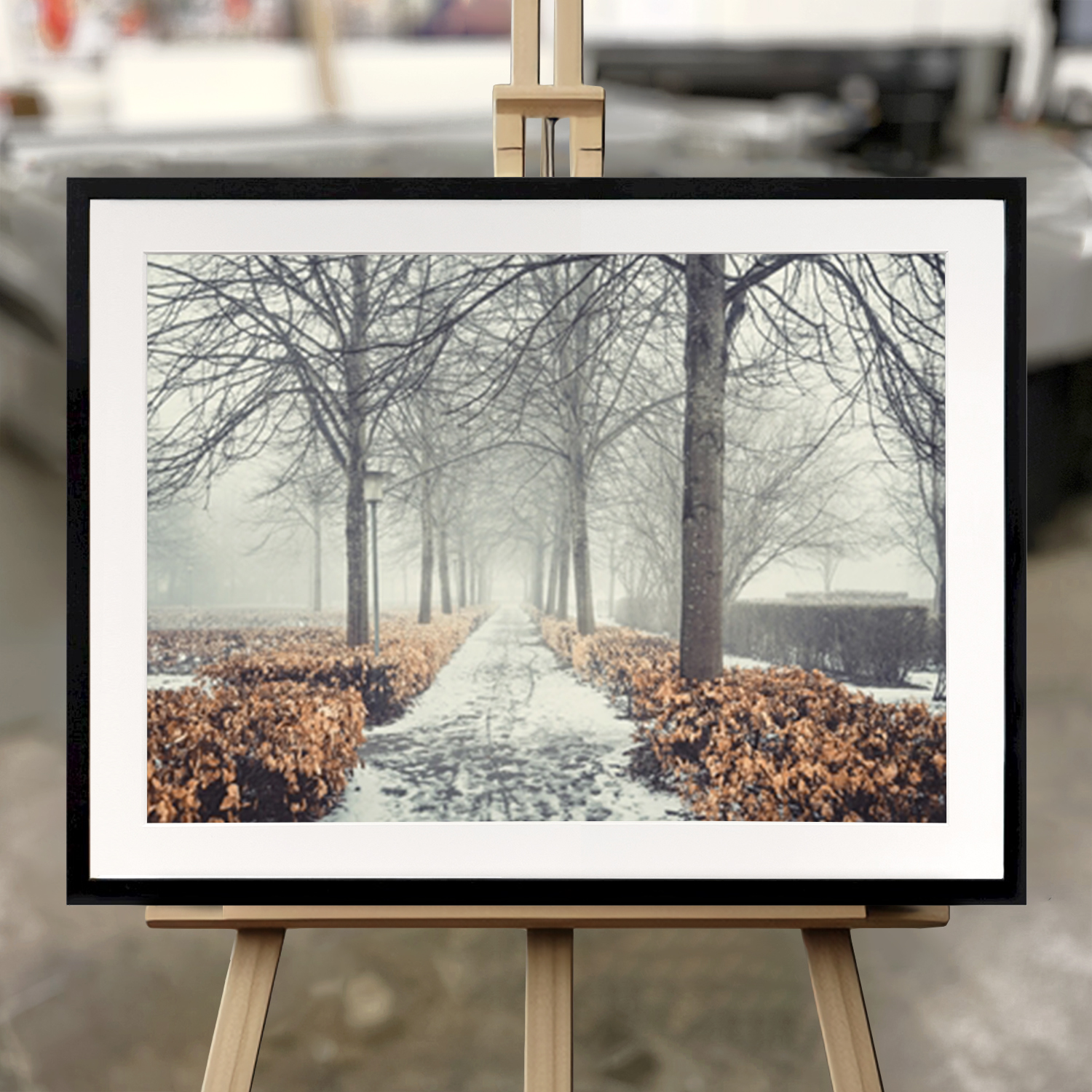 Inramad Tavla "Utdrag ur en bok" - Fine Art Print i 50x70 cm