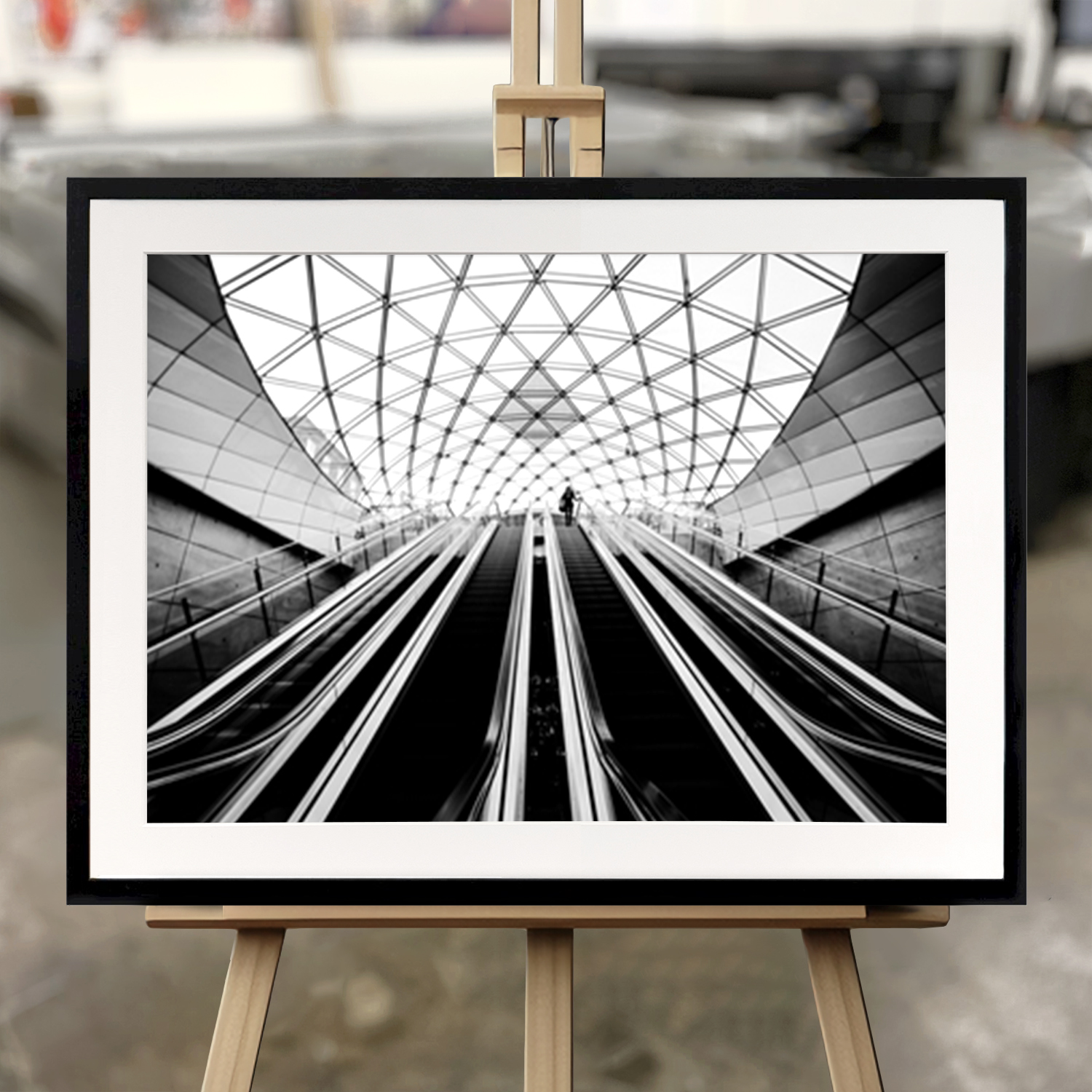 Kehystetty kuva "Triangelnin asema III" - Fine Art -printti koossa 50x70