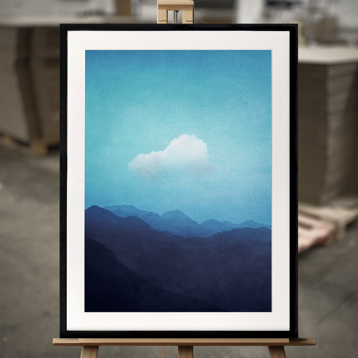 Keretezett kép "" - Fine Art nyomat 50x70 méretben