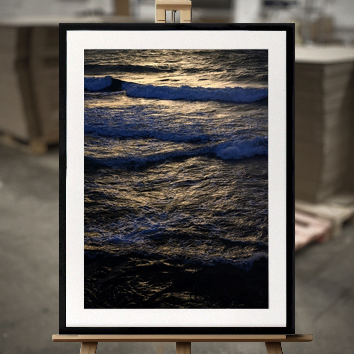 Art Prints Encadrés "Bord de mer #39" - Impression d'Art en 50x70