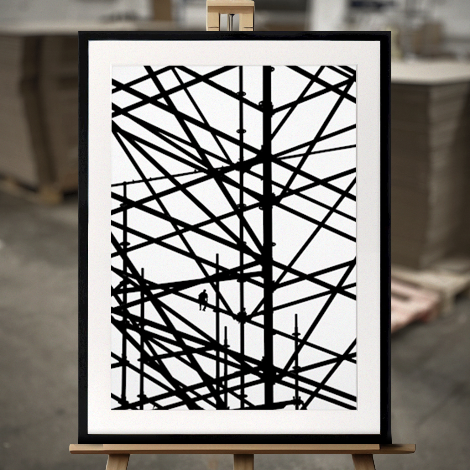 Fine Art Print "Kaffe" - Innrammet Bilde i 50x70 cm