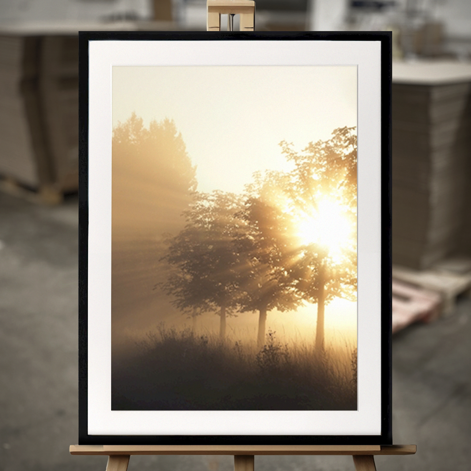 Framed Fine Art "" - Fine Art Print in 50x70 cm