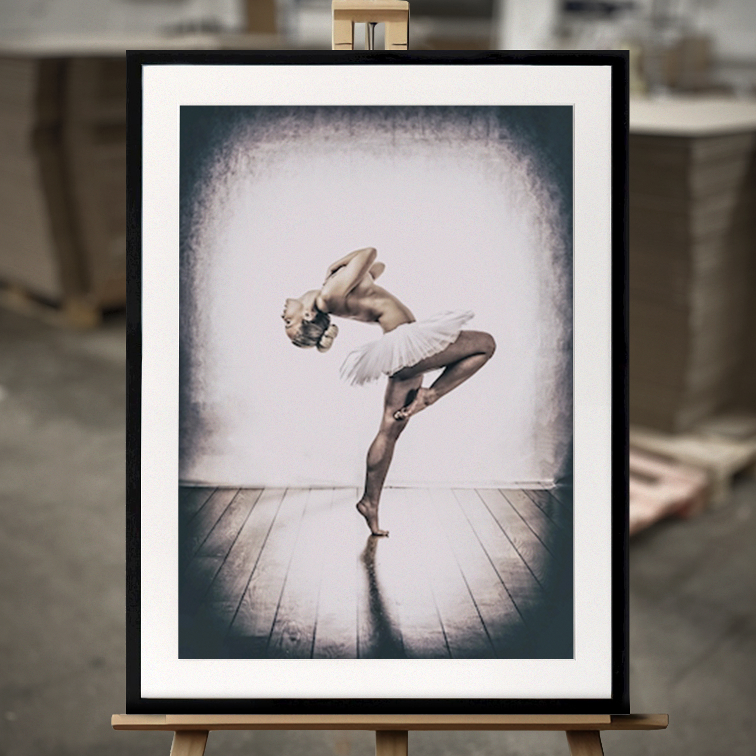 Framed Fine Art "Carmina no. 14" - Fine Art Print in 50x70 cm