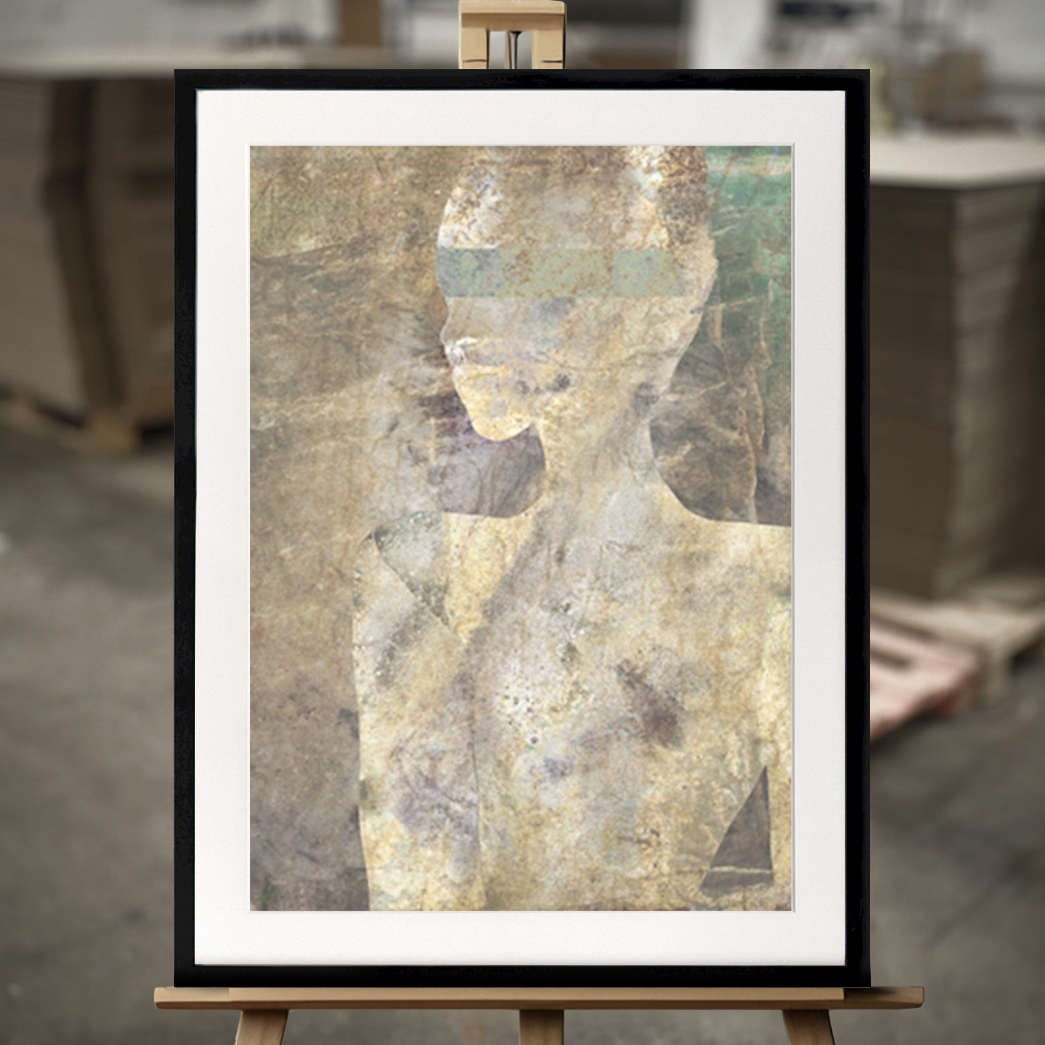 Gerahmtes Bild "Guardian 2" - Fine Art Print in 50x70