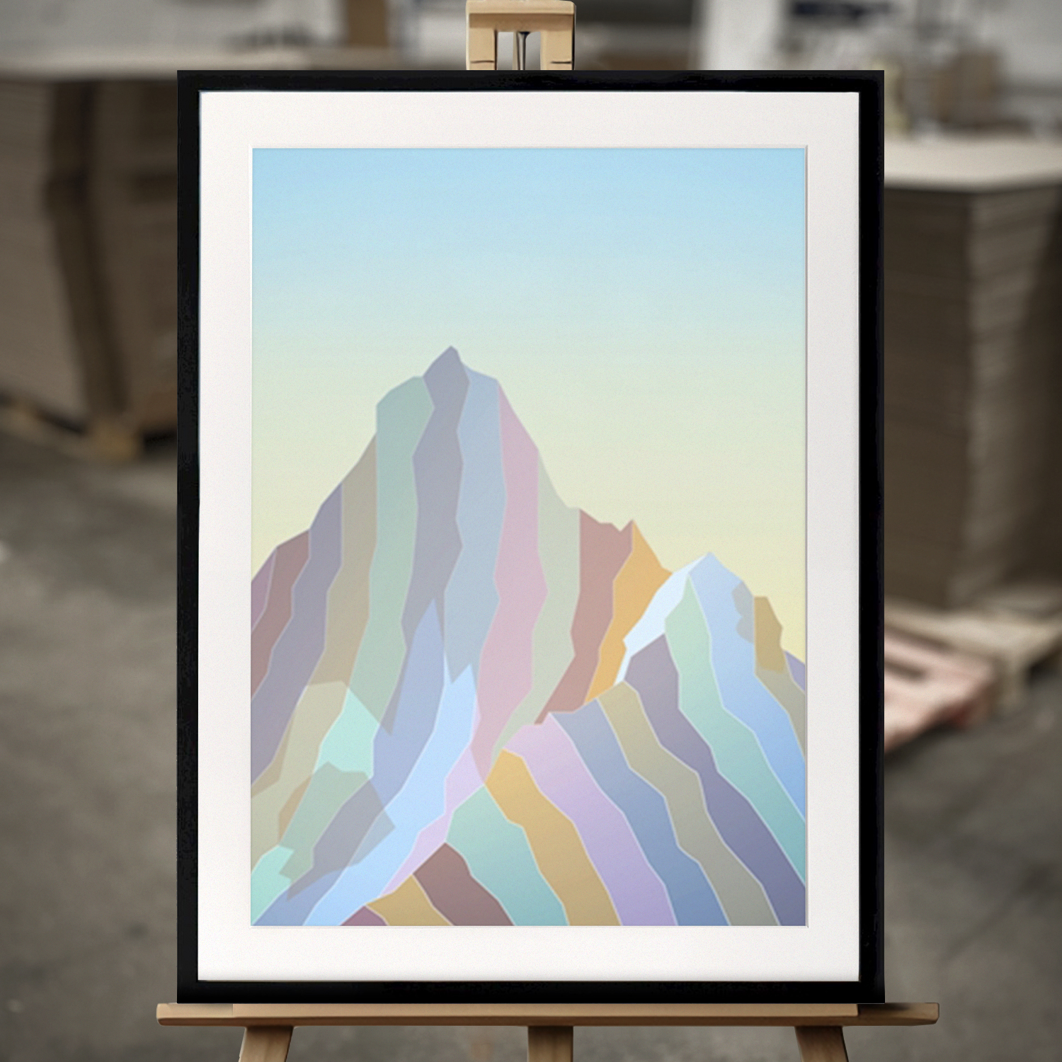 Framed Fine Art "" - Fine Art Print in 50x70 cm
