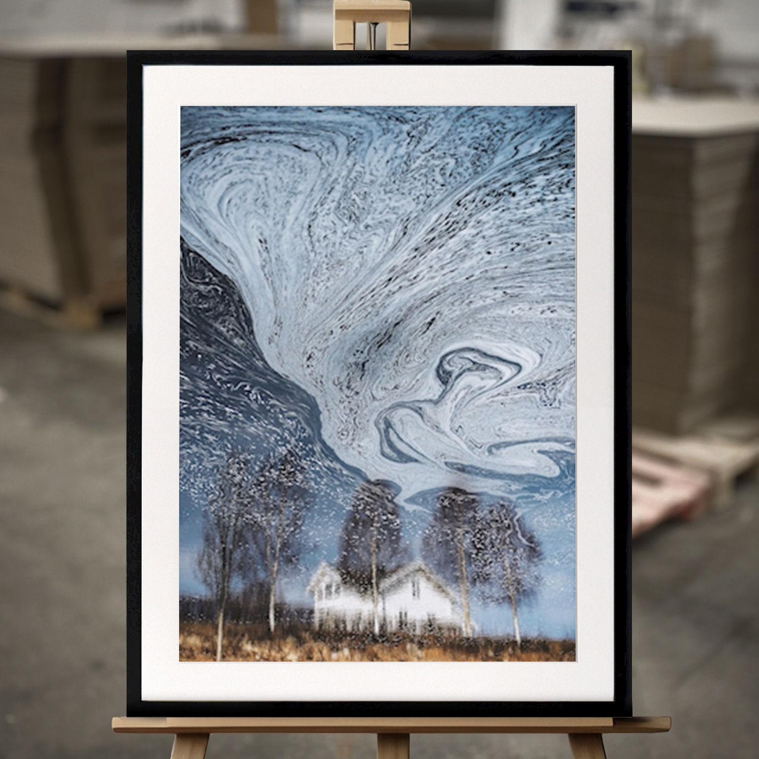 Framed Fine Art "" - Fine Art Print in 50x70 cm