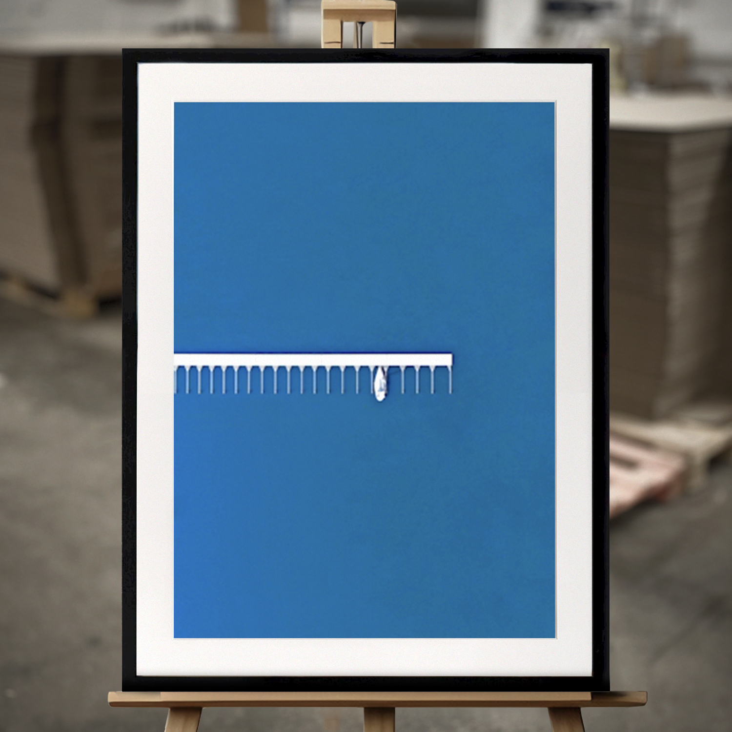 Fine Art Print "Solo sjømann" - Innrammet Bilde i 50x70 cm
