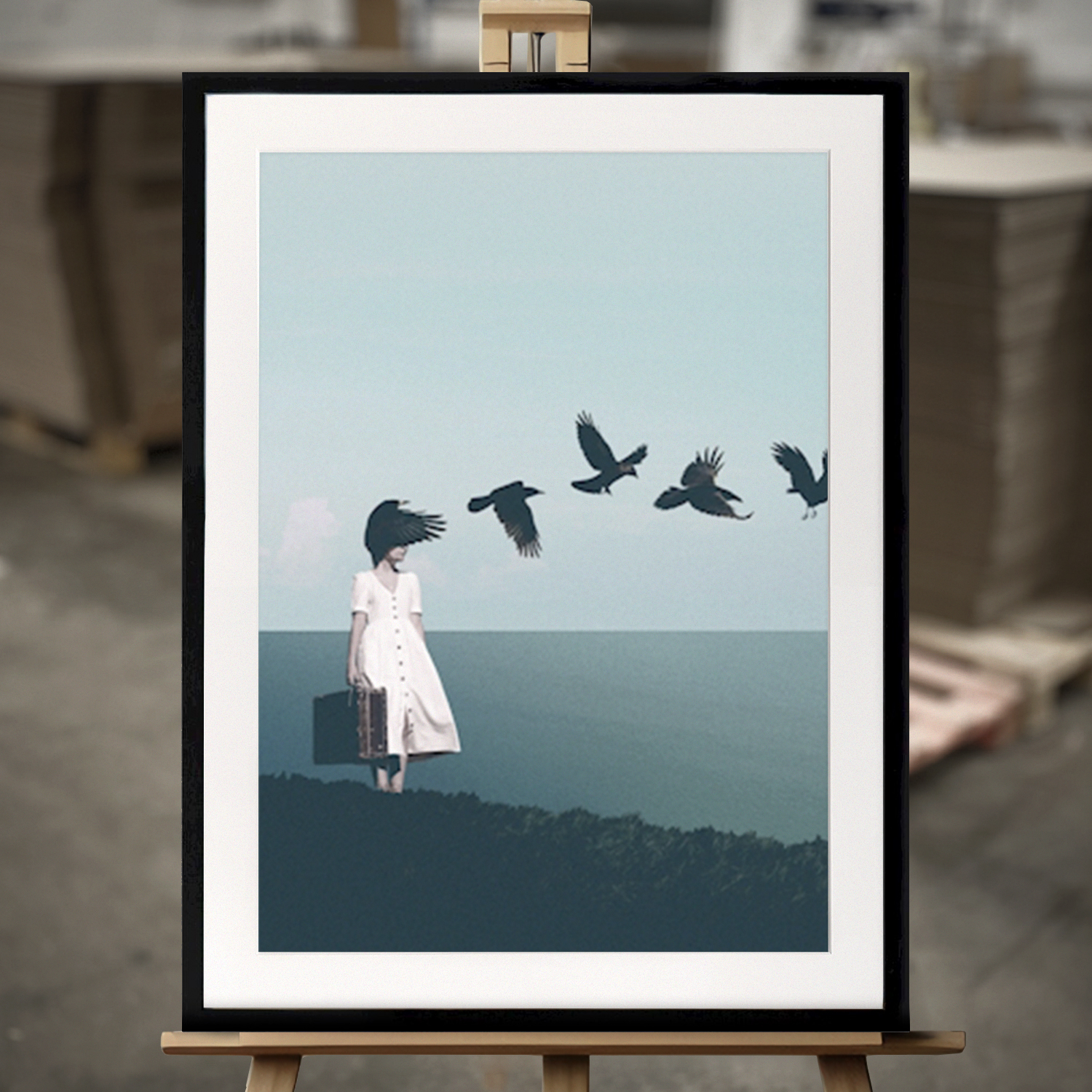 Art Prints Encadrés "I am starting to forget you" - Impression d'Art en 50x70