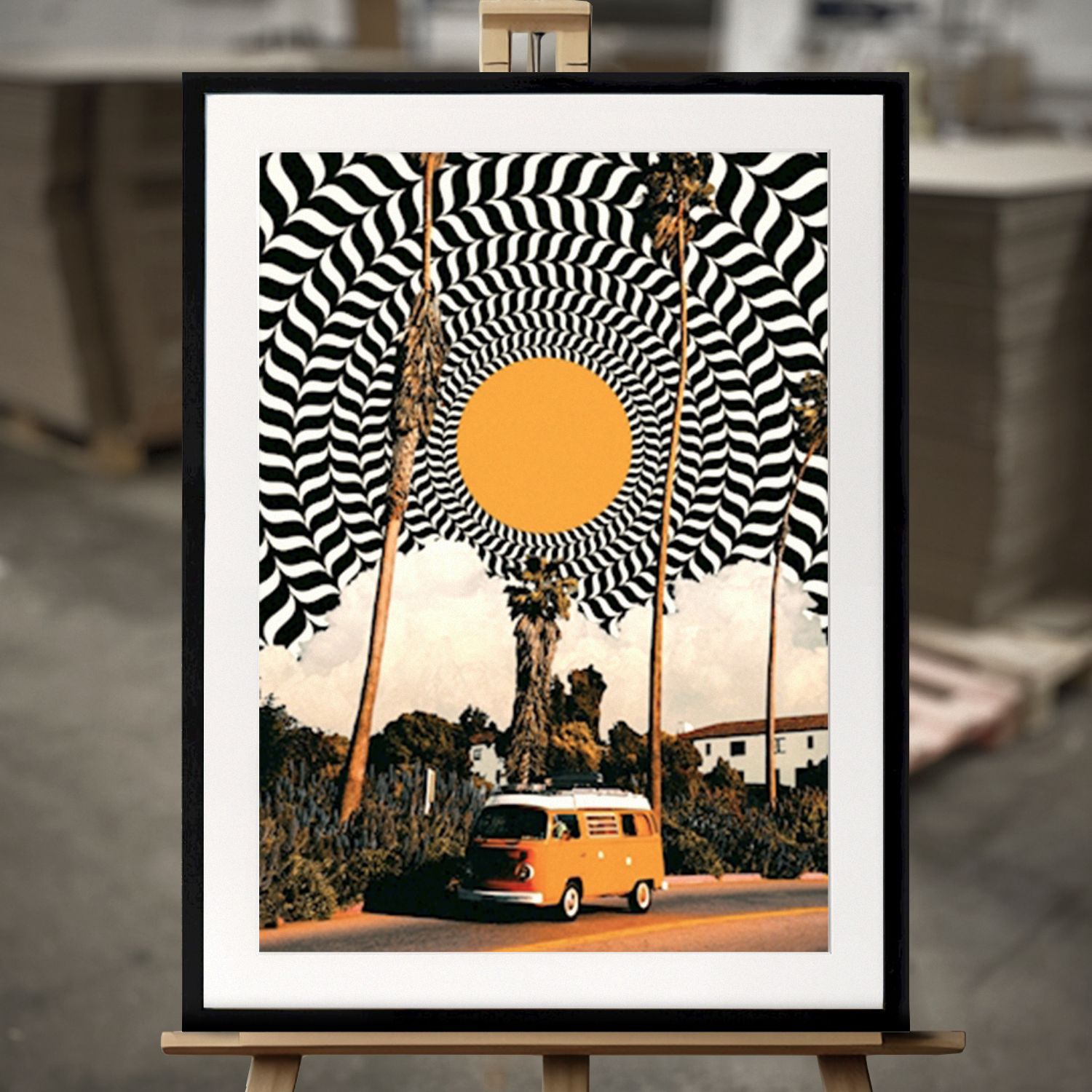 Fine Art Print "Van Livet" - Innrammet Bilde i 50x70 cm