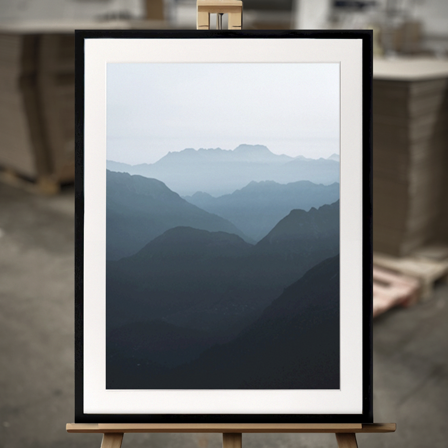 Framed Fine Art "" - Fine Art Print in 50x70 cm