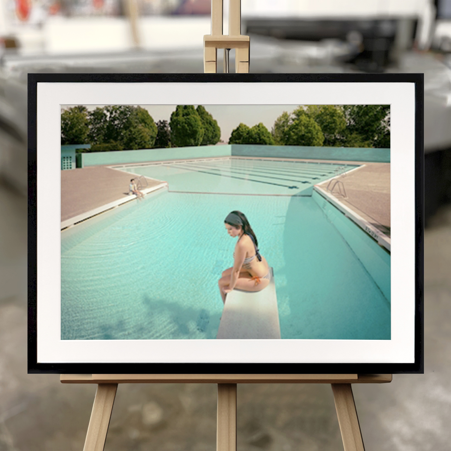 Fine Art Print "Love Illusion 4" - Innrammet Bilde i 50x70 cm