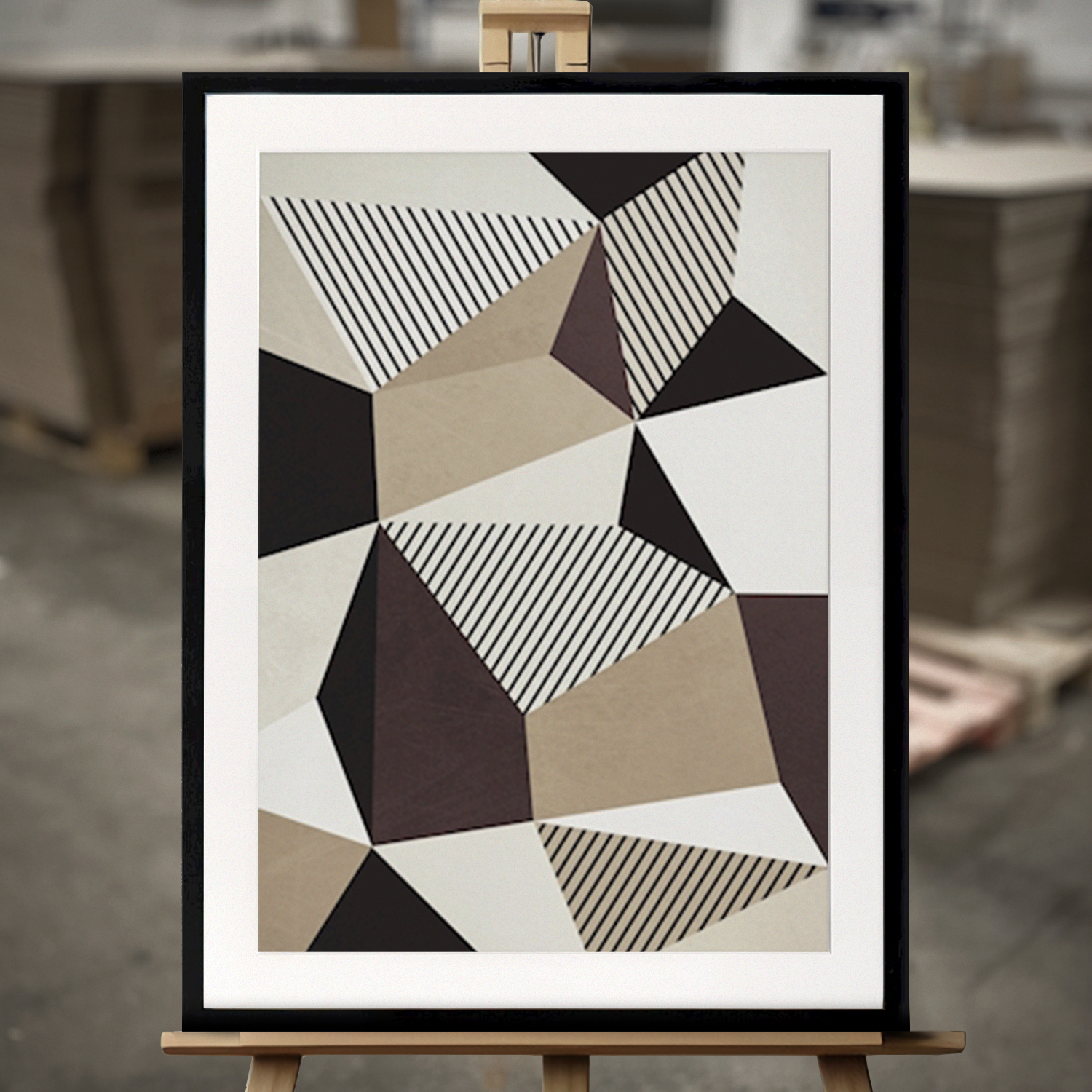 Framed Fine Art "" - Fine Art Print in 50x70 cm
