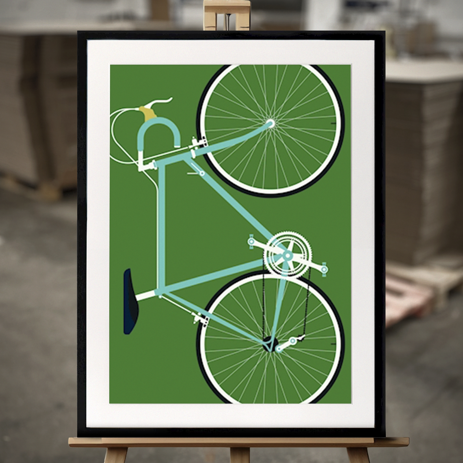 Framed Fine Art "" - Fine Art Print in 50x70 cm