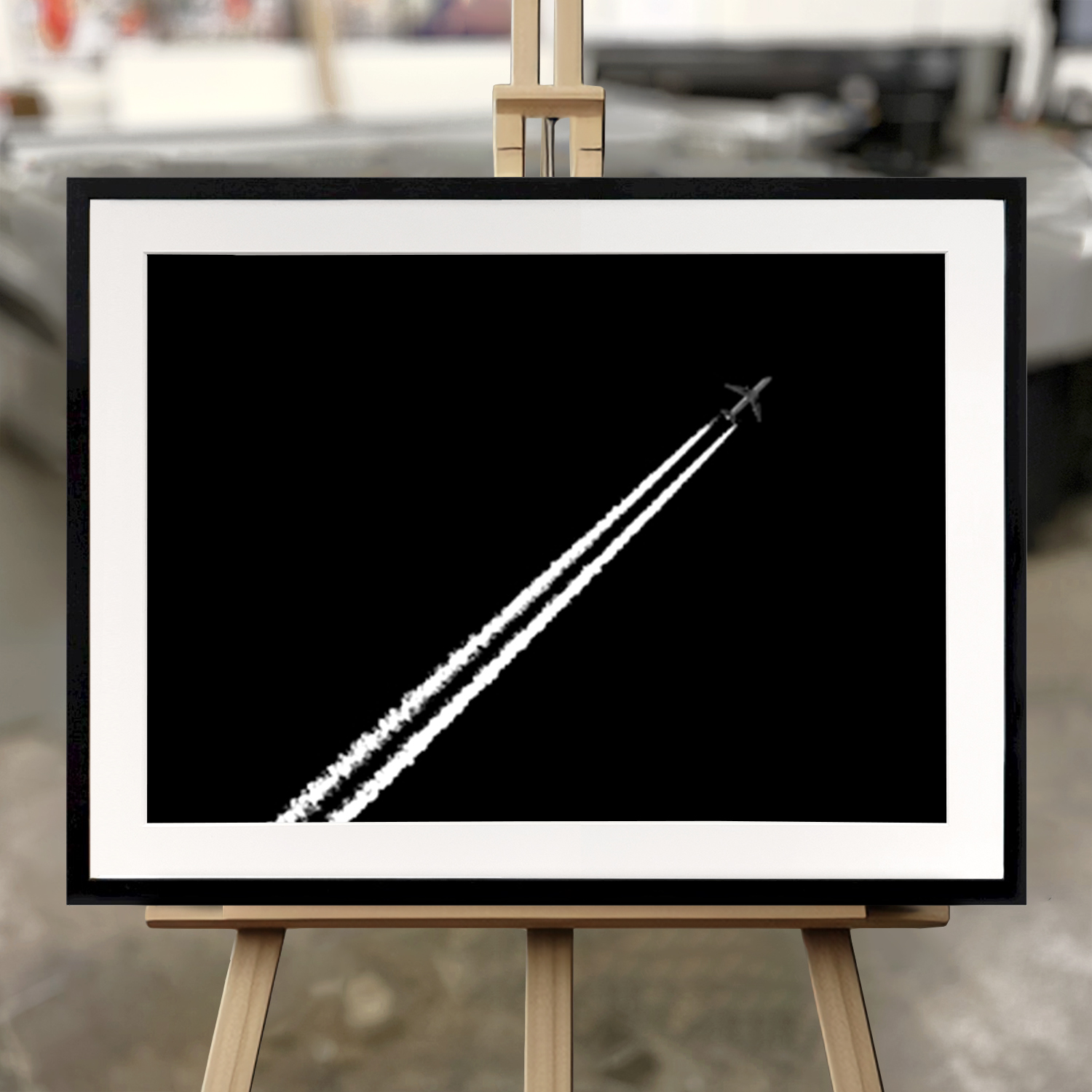 Framed Fine Art "Black and White" - Fine Art Print in 50x70 cm