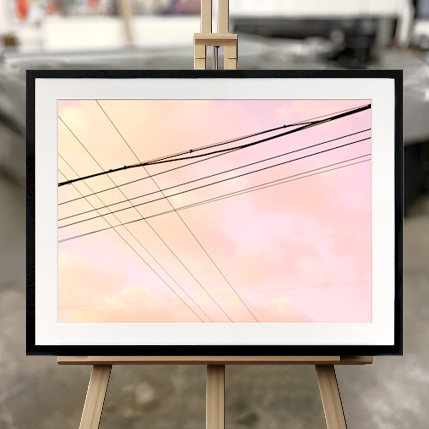 Framed Fine Art "" - Fine Art Print in 50x70 cm